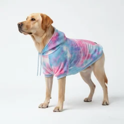 Velvet Dog Hoodie - Snow Cone