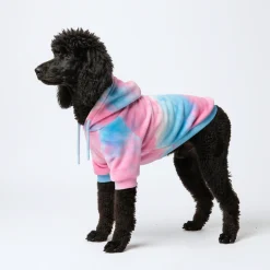 Velvet Dog Hoodie - Snow Cone