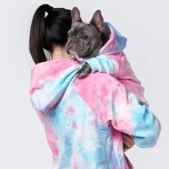 Velvet Dog Hoodie - Snow Cone