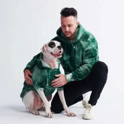 Velvet Human Hoodie - Emerald Green
