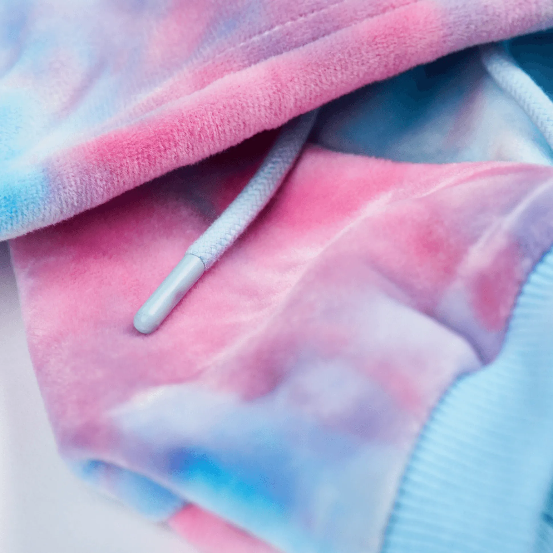 Velvet Human Hoodie - Snow Cone