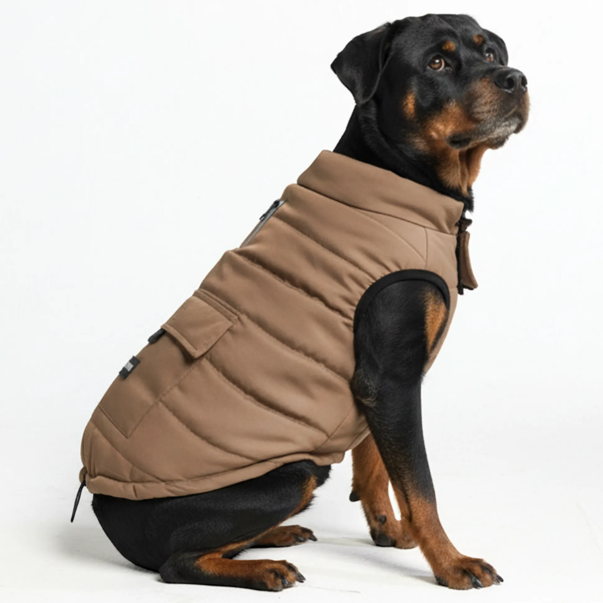 WarmShield Water-Resistant Jacket - Tan