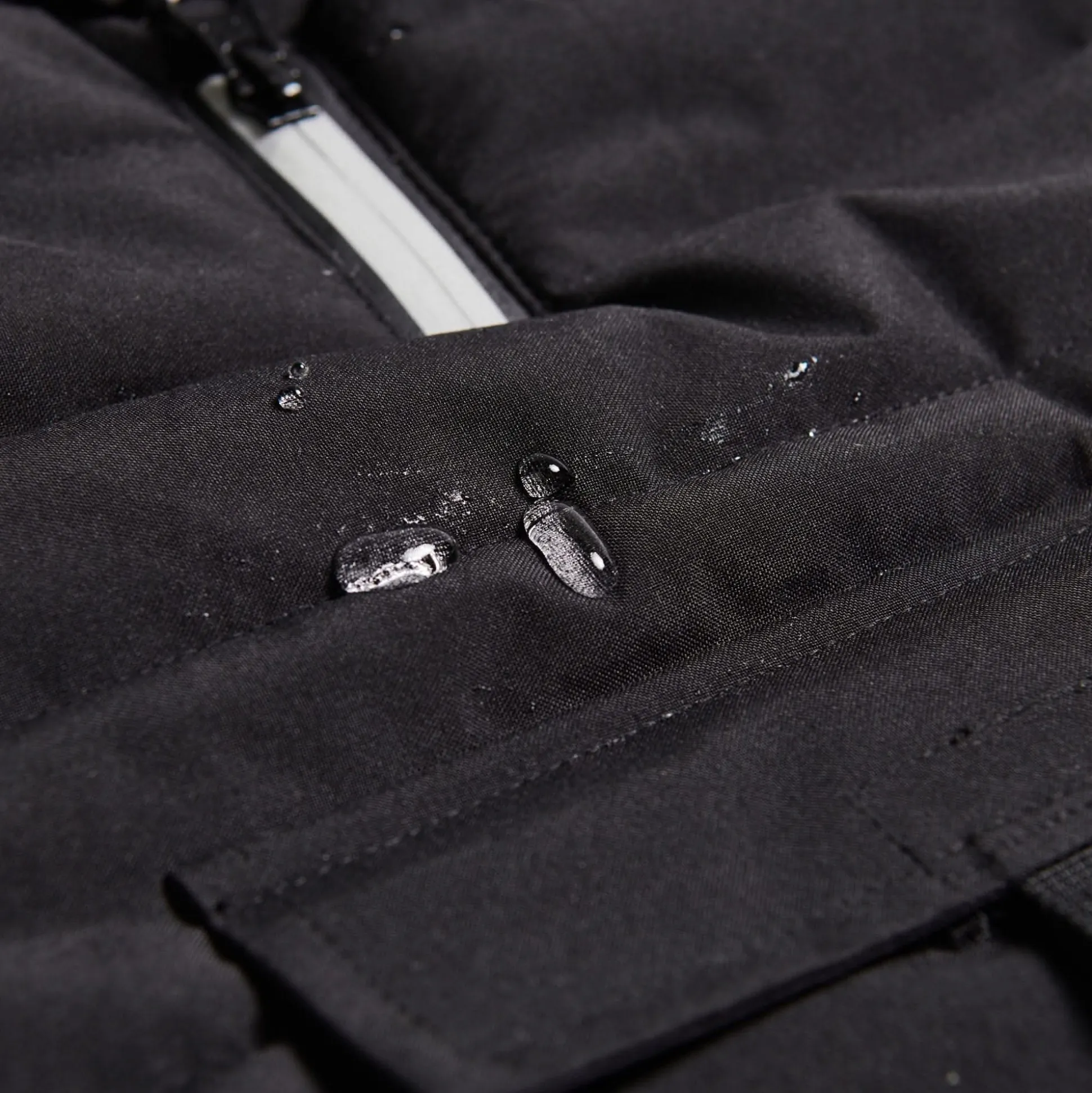 WarmShield Water-Resistant Jacket - Black