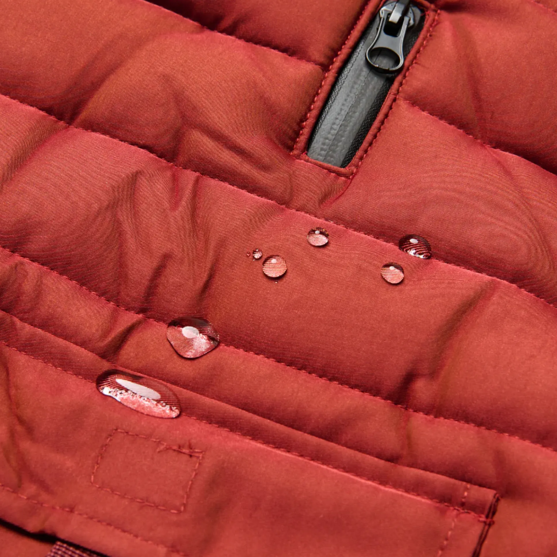 WarmShield Water-Resistant Jacket - Crimson