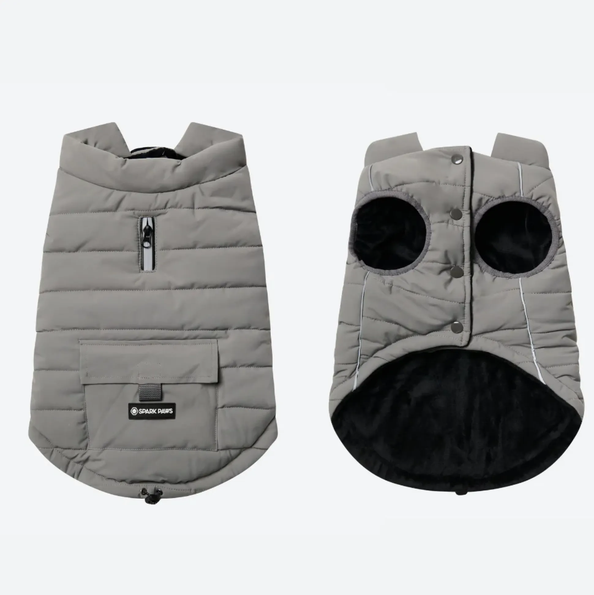 WarmShield Water-Resistant Jacket - Grey